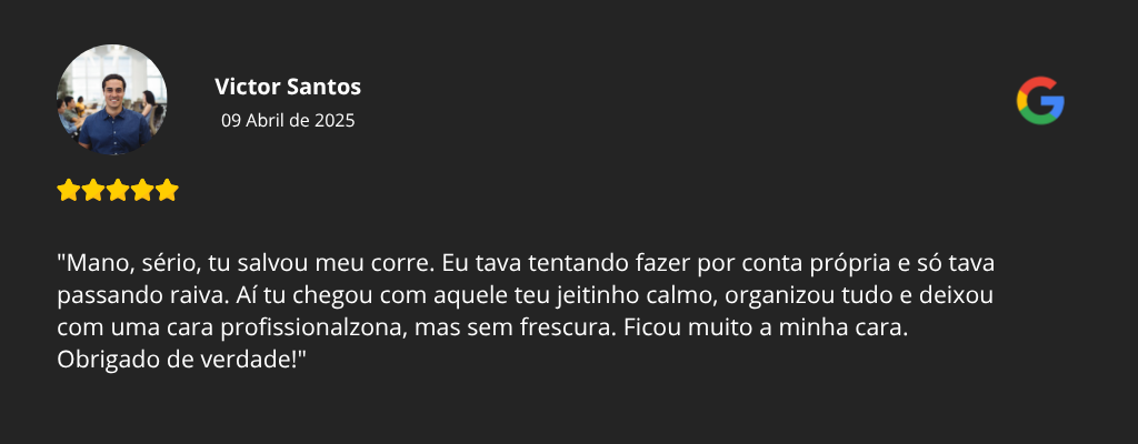 Depoimentos Victor